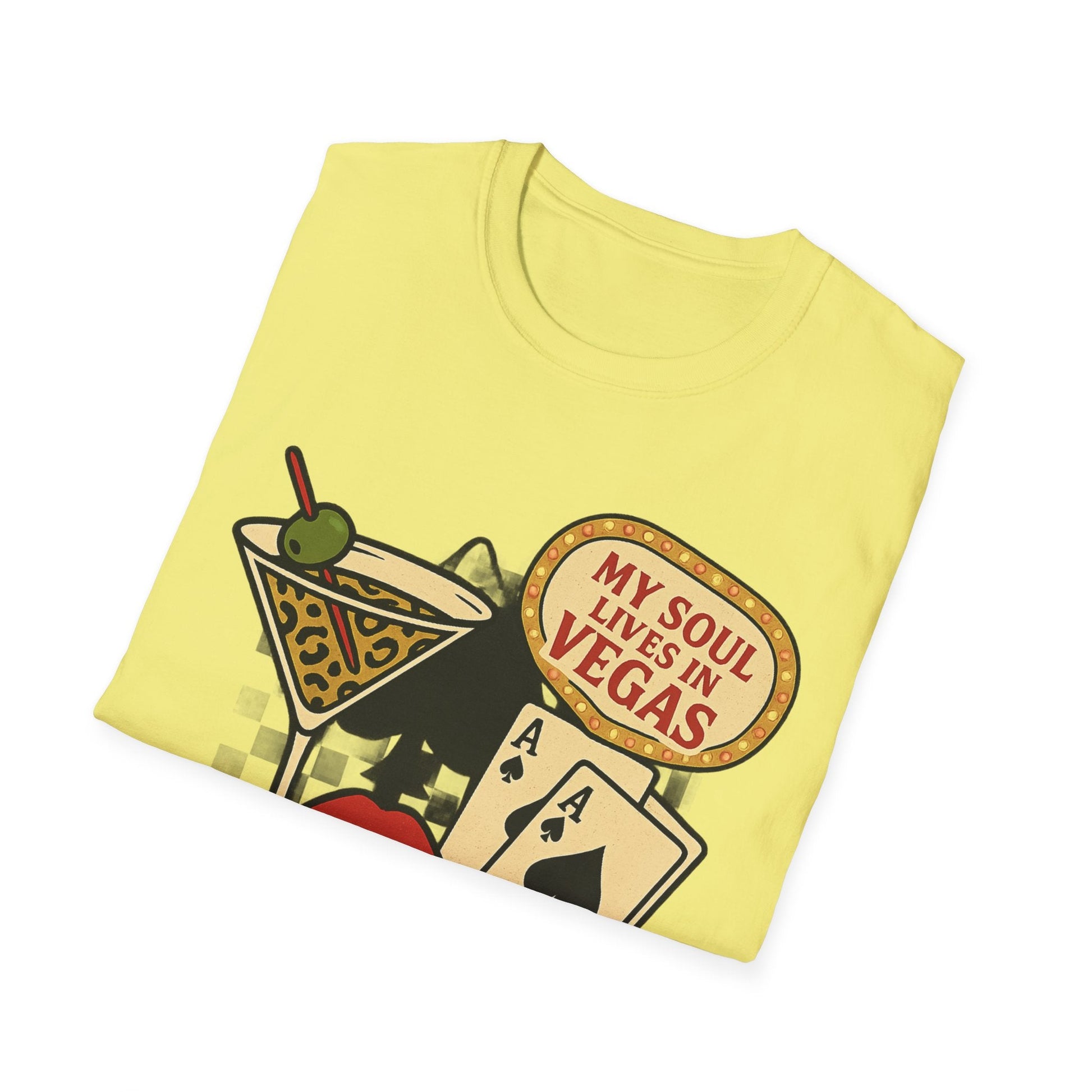 Vegas Vibes 'My Soul Lives in Vegas' - Graphic Tee - Shirt Happens Graphics