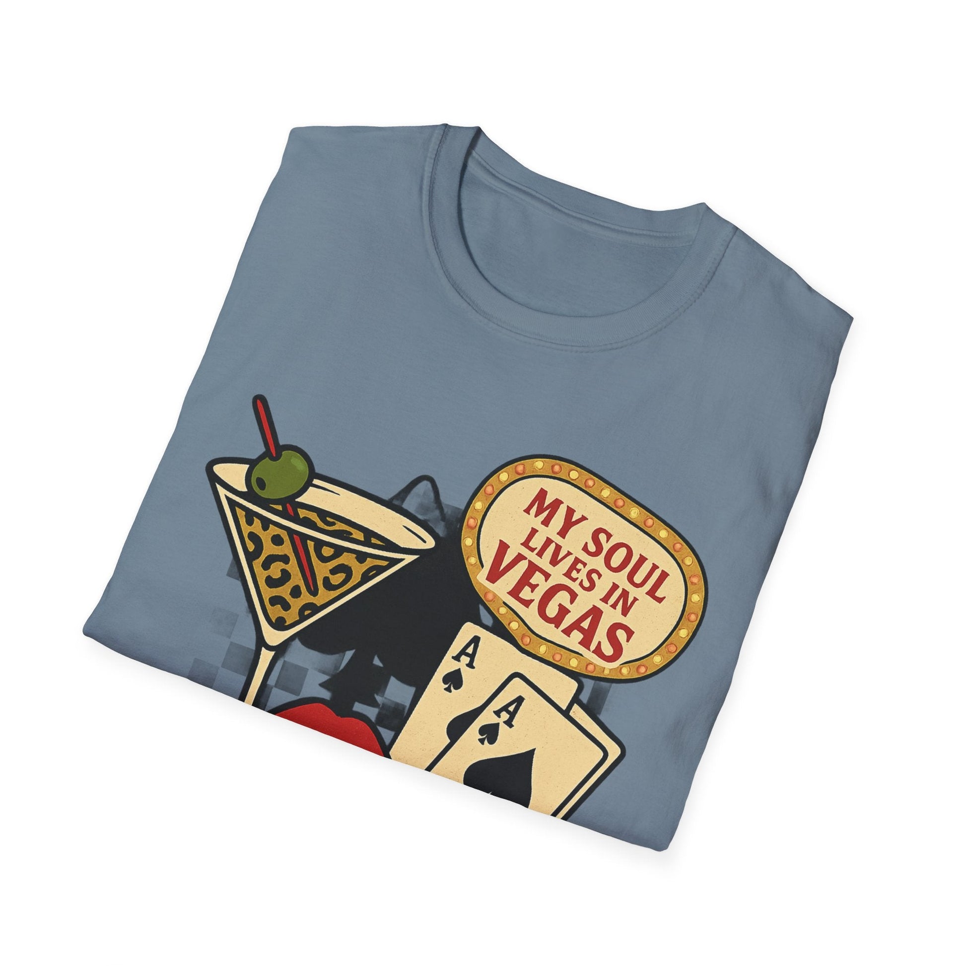 Vegas Vibes 'My Soul Lives in Vegas' - Graphic Tee - Shirt Happens Graphics