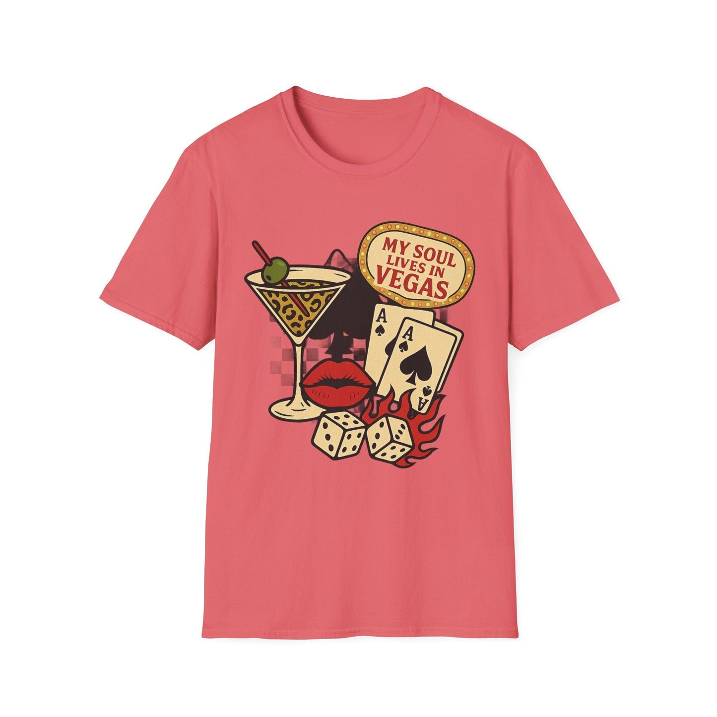 Vegas Vibes 'My Soul Lives in Vegas' - Graphic Tee - Shirt Happens Graphics