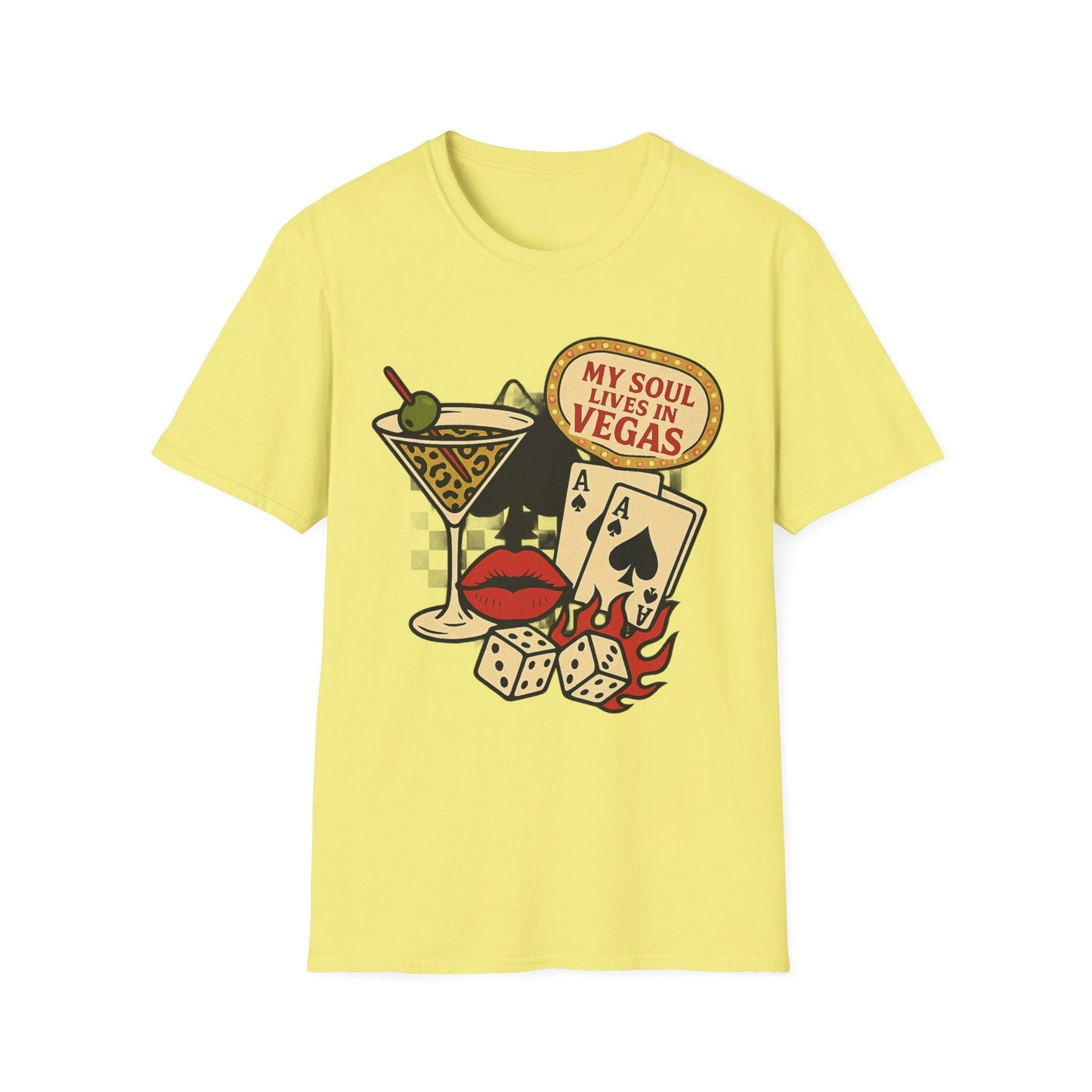 Vegas Vibes 'My Soul Lives in Vegas' - Graphic Tee - Shirt Happens Graphics
