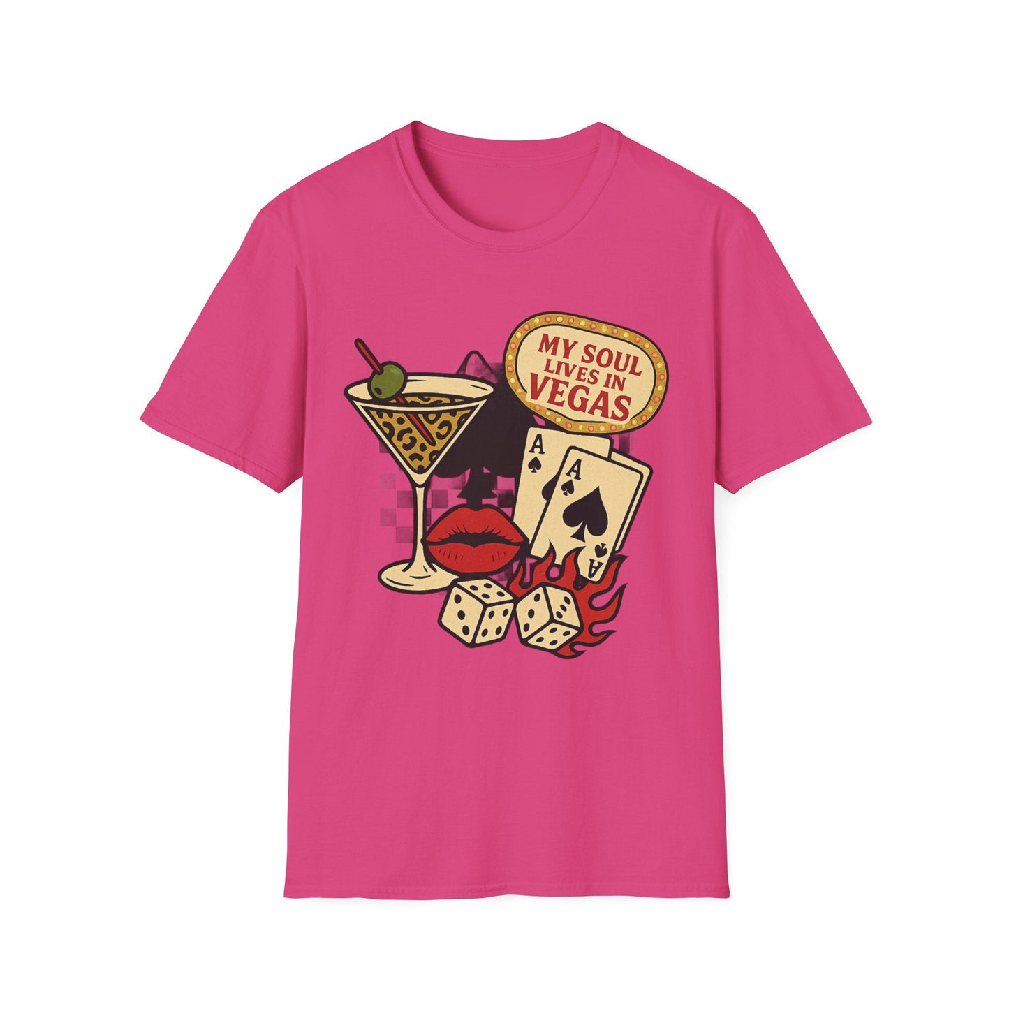 Vegas Vibes 'My Soul Lives in Vegas' - Graphic Tee - Shirt Happens Graphics