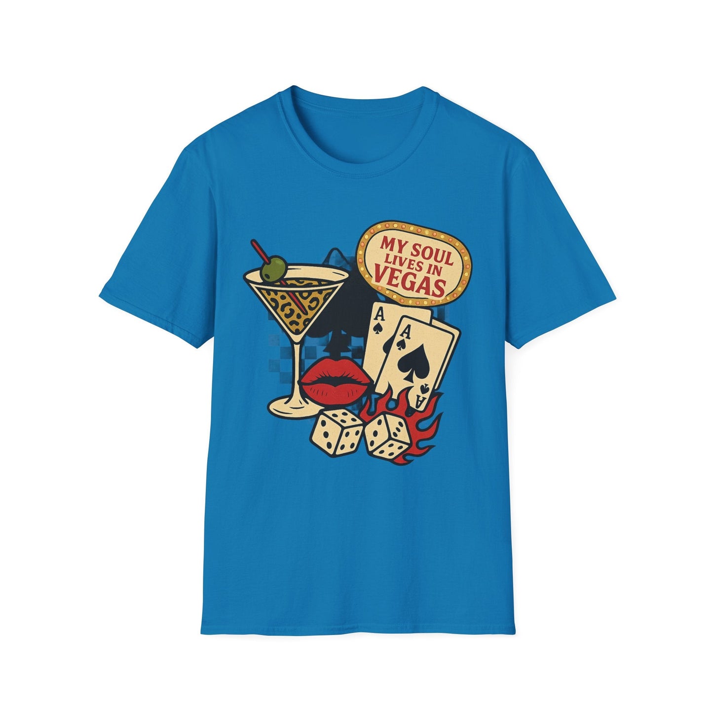 Vegas Vibes 'My Soul Lives in Vegas' - Graphic Tee - Shirt Happens Graphics