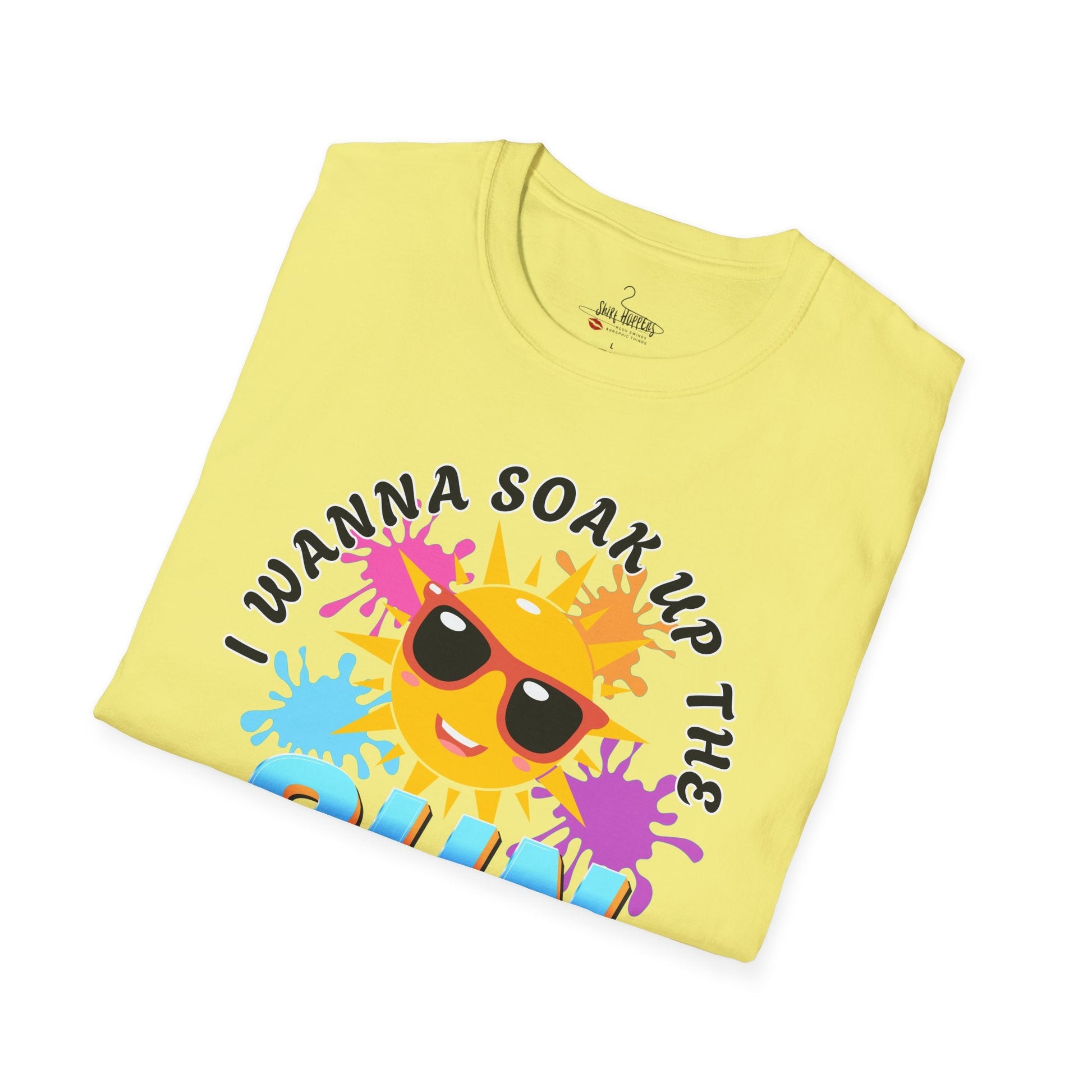 Vibrant Summer T-Shirt, Soar Up The Sun Tee, Unisex Graphic Shirt, Fun Beachwear, Perfect for Vacations, Summer Parties - Shirt Happens Graphics