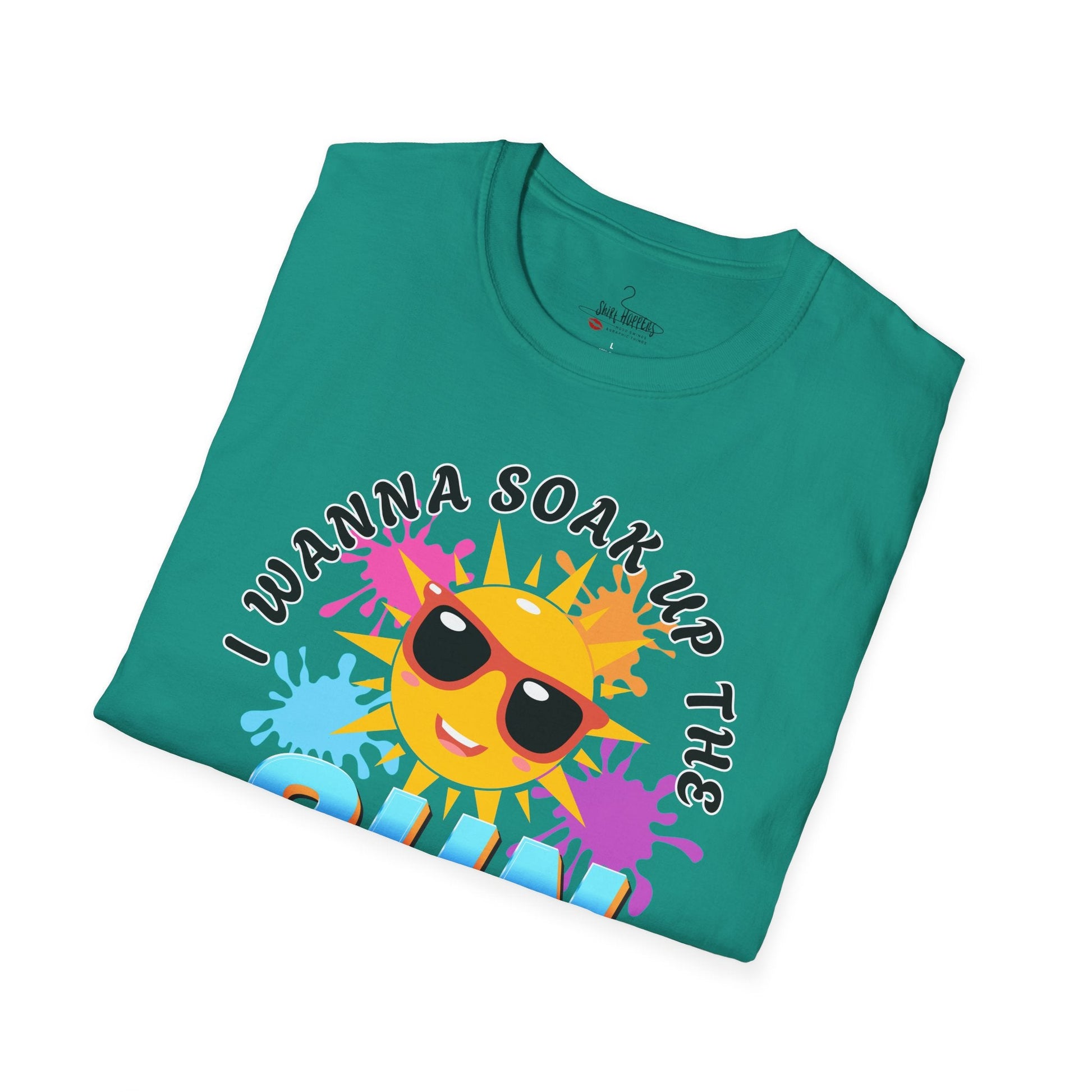 Vibrant Summer T-Shirt, Soar Up The Sun Tee, Unisex Graphic Shirt, Fun Beachwear, Perfect for Vacations, Summer Parties - Shirt Happens Graphics