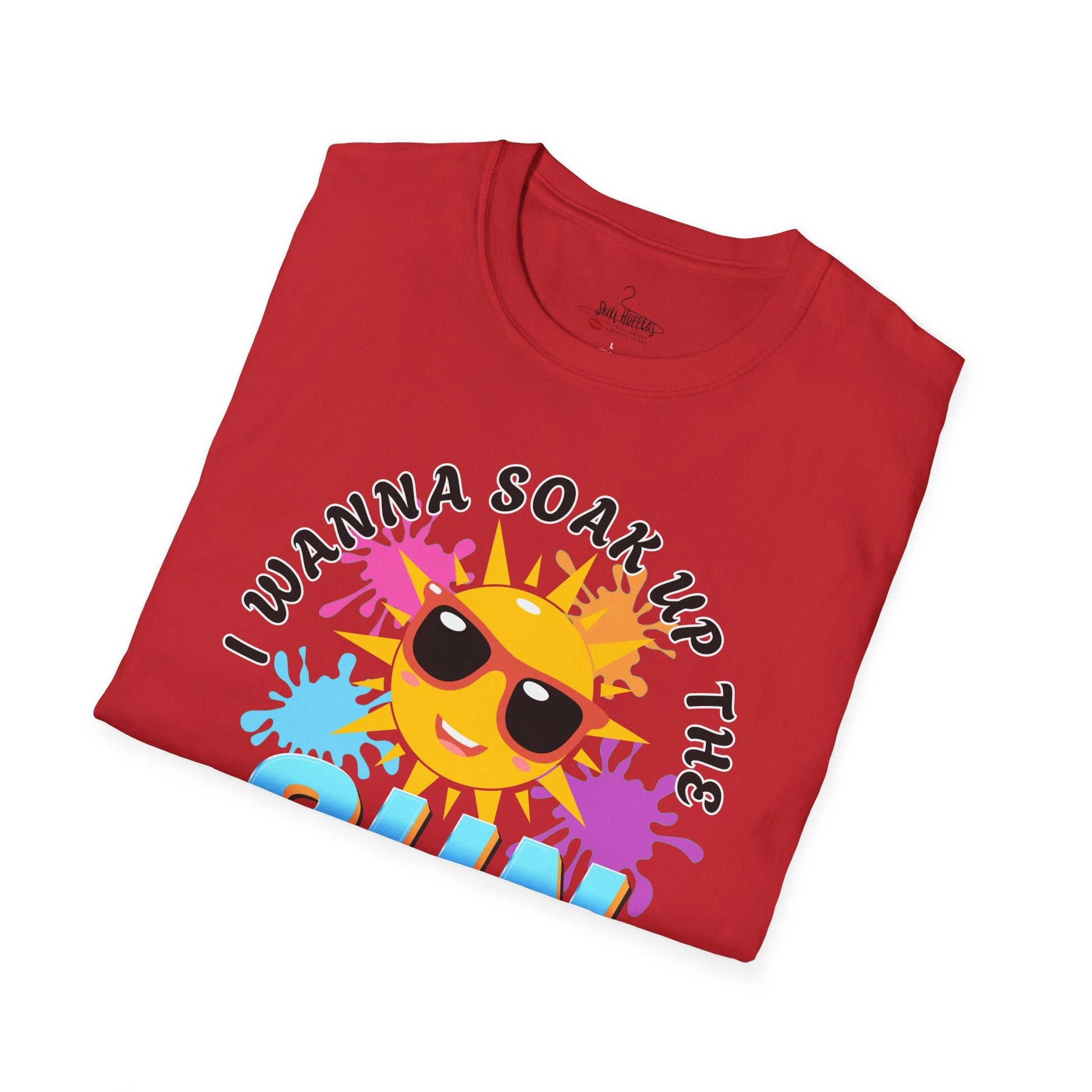 Vibrant Summer T-Shirt, Soar Up The Sun Tee, Unisex Graphic Shirt, Fun Beachwear, Perfect for Vacations, Summer Parties - Shirt Happens Graphics