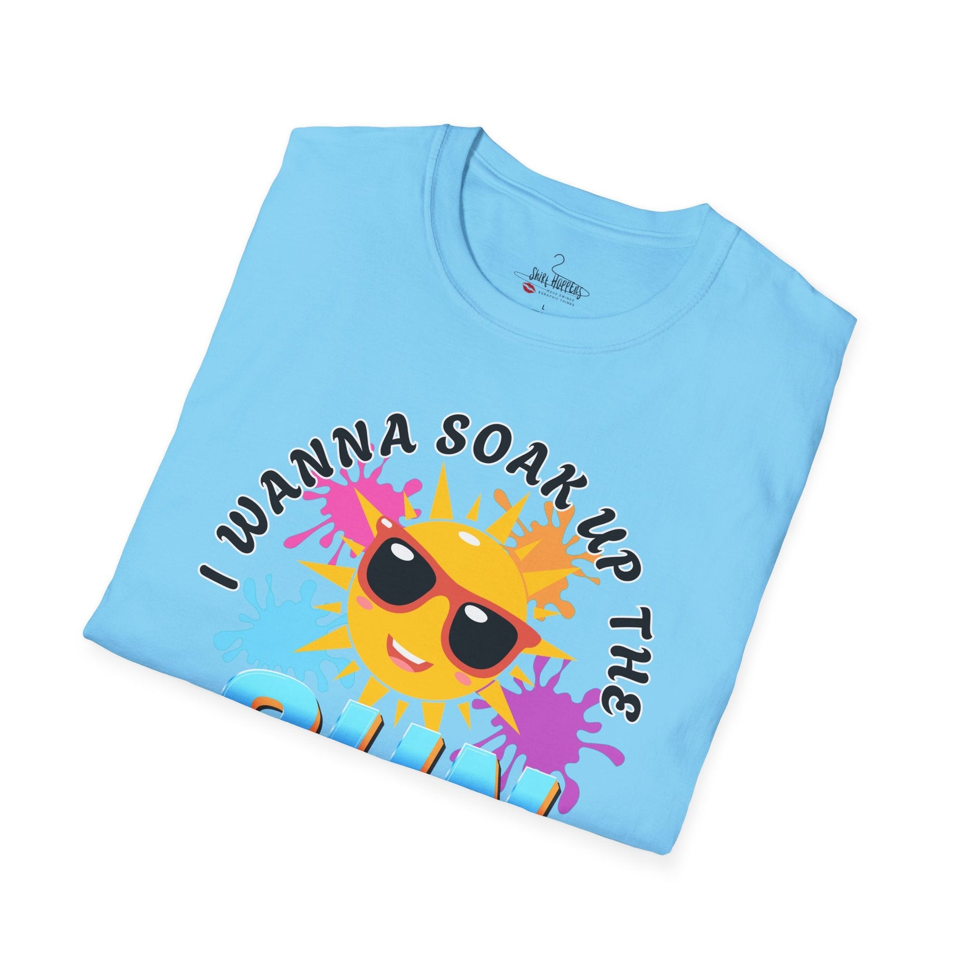 Vibrant Summer T-Shirt, Soar Up The Sun Tee, Unisex Graphic Shirt, Fun Beachwear, Perfect for Vacations, Summer Parties - Shirt Happens Graphics