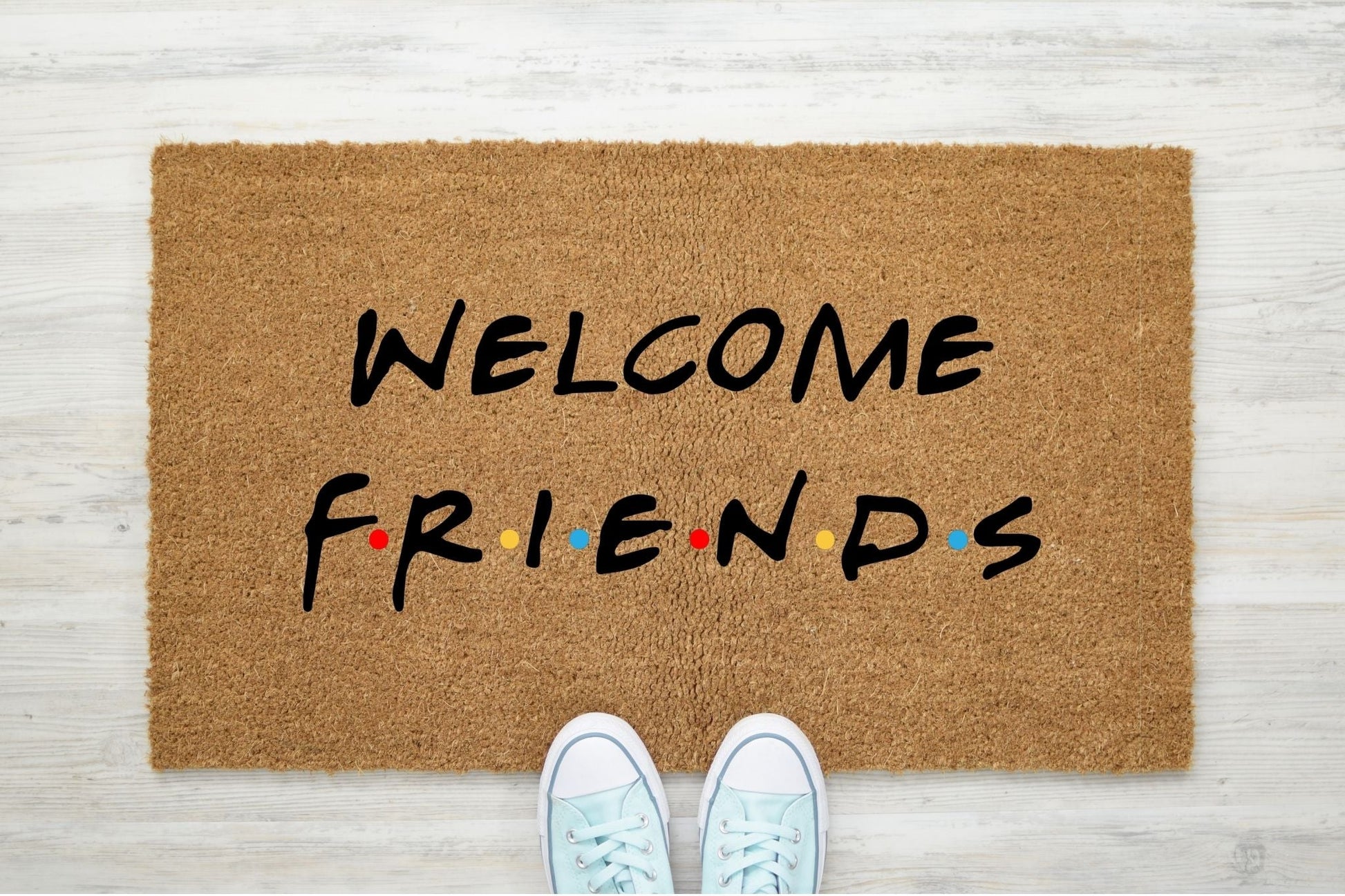 Welcome Friends Doormat - Shirt Happens Graphics