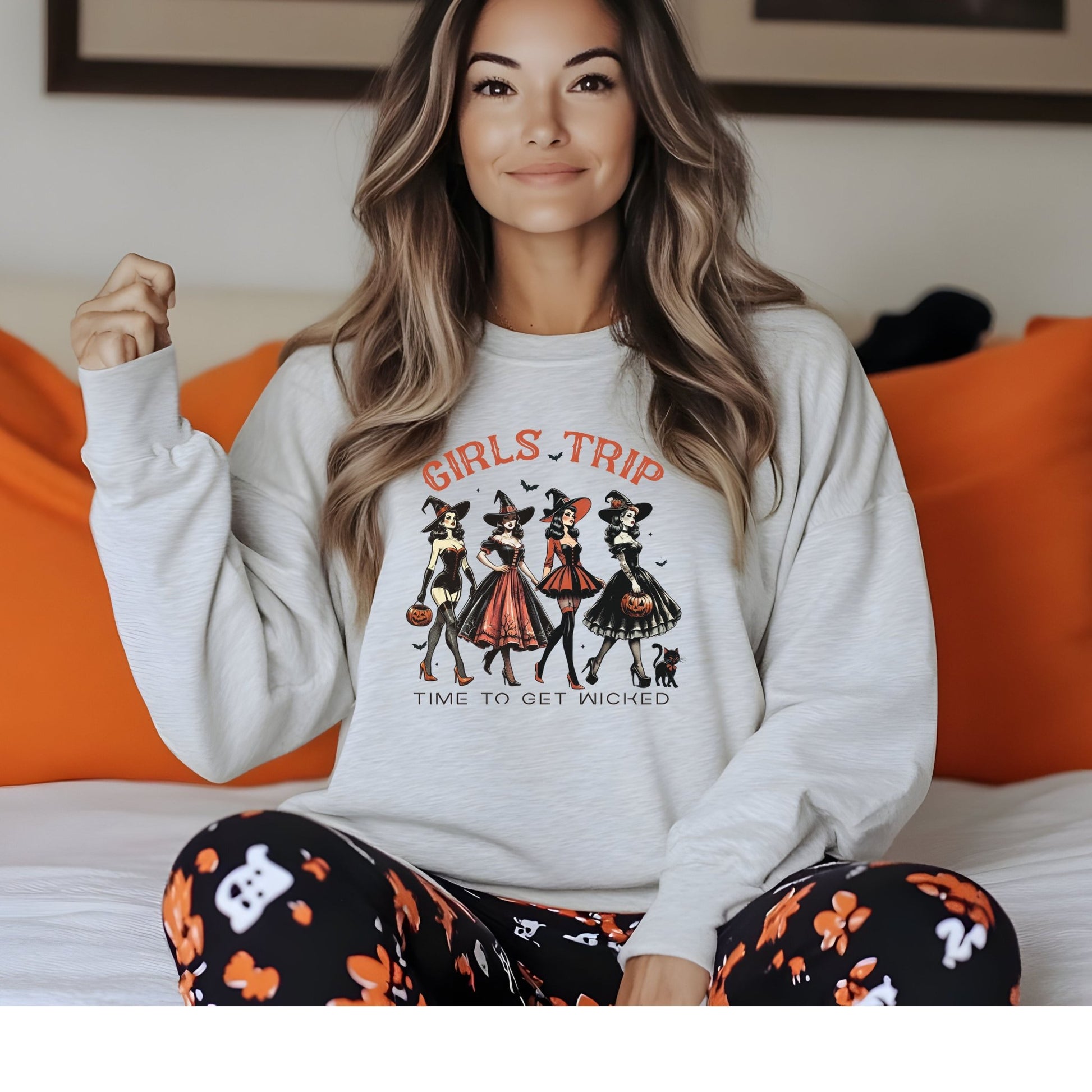 Witchy Girls Trip Sweatshirt - Shirt Happens Graphics