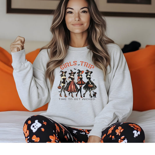 Witchy Girls Trip Sweatshirt - Shirt Happens Graphics