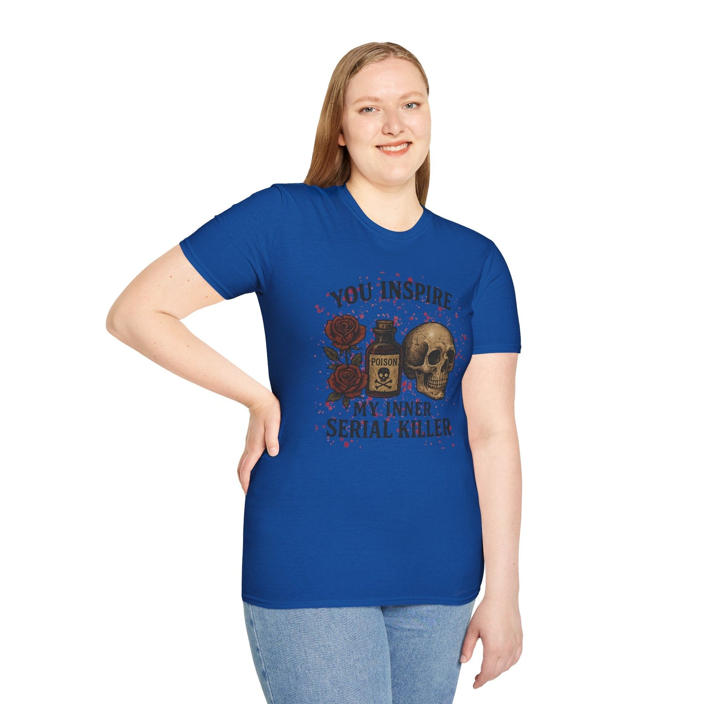 You Inspire My Inner Serial Killer T-Shirt - Tee for Halloween, Horror and True Crime Fans - Shirt Happens Graphics